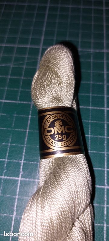 Echeveau coton perlé 8 dmc 25 gr vert 524 neuf (image 3)