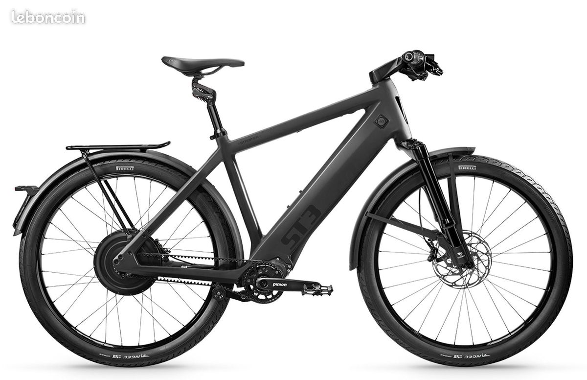 Speed Bike Reconditionné Stromer ST3 Pinion 983Wh Sport All Suspended - 2023 - Taille XL - Black | ekstere / Clamart-Paris (image 1)