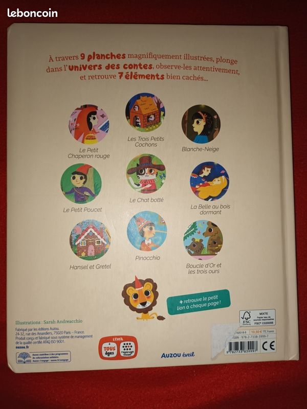 Lot de 3 livres " Cherche et Trouve des tout-petits" de Auzou (image 18)