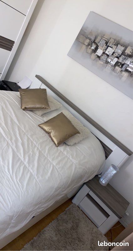 Ameublement armoire table de chevet lit matelas sommier (image 3)