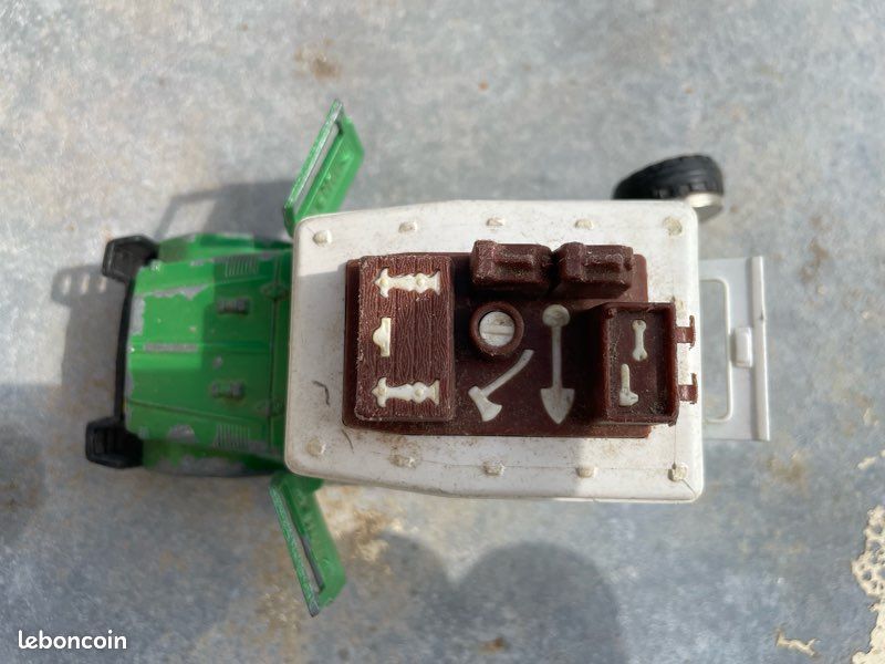 Jouet Majorette Toyota Land Cruiser J40 Vert Métallisé - Modèle Réduit 1:53 Sans Boîte