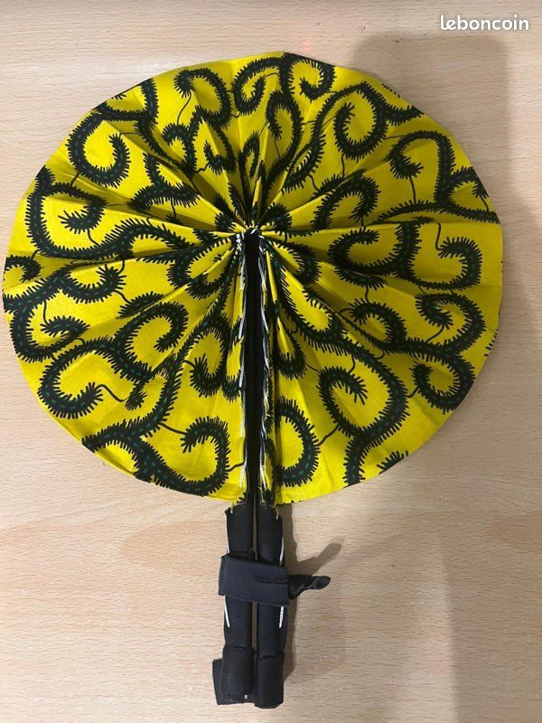 Eventail wax pagne African (image 14)