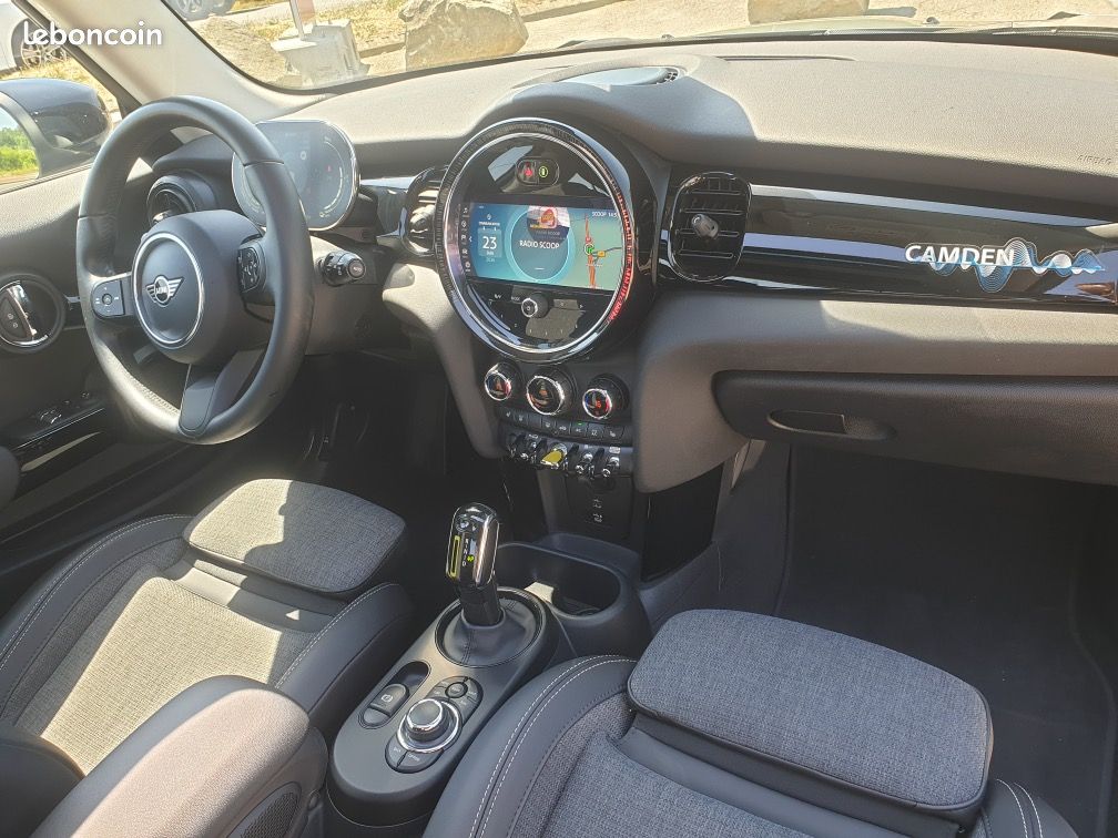MINI COOPER SE PHASE 2 : 94ah edrive CAMDEN 100% ELECTRIQUE. TOIT OUVR. CAMERA AR. XENON. RADAR AV/AR. GPS. SIEGE CHAUFF ELECCTRIQ (image 4)