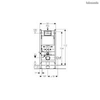 Pack bâti support Geberit + WC suspendu Round Smart 52 cm – Neuf et encore emballé (image 8)