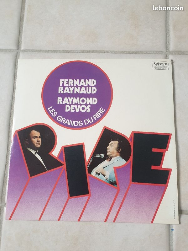 Les grands du rire vinyl 33 tours (image 1)