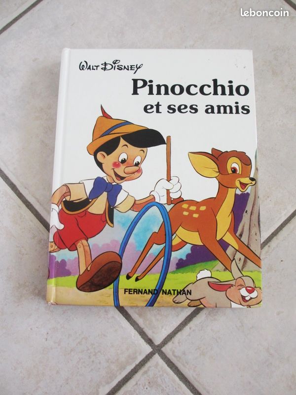 Livre enfant Disney Pinocchio et ses amis – Fernand Nathan (image 1)