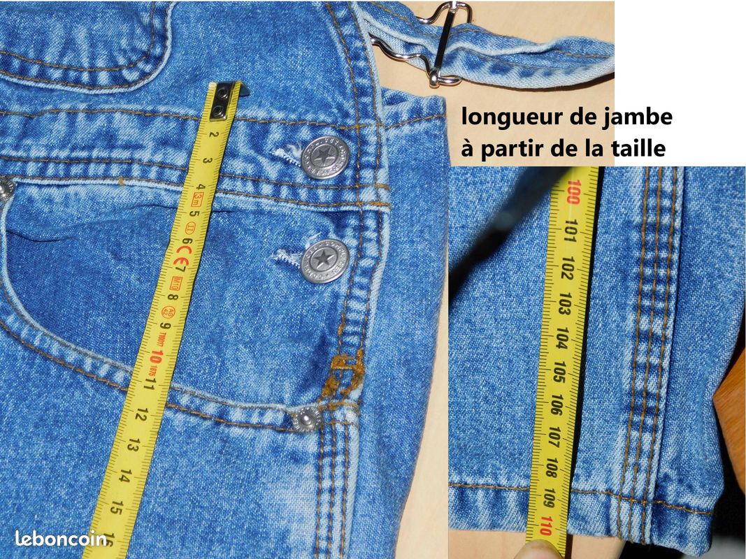 Salopette en jeans vintage complices t 42 (image 5)