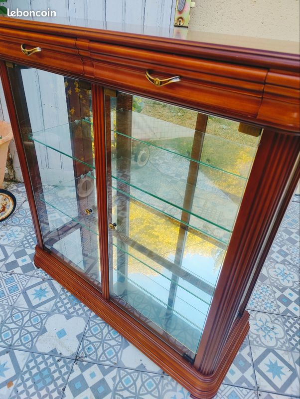 Superbe vitrine vintage style classique / Meuble d'exposition (image 4)