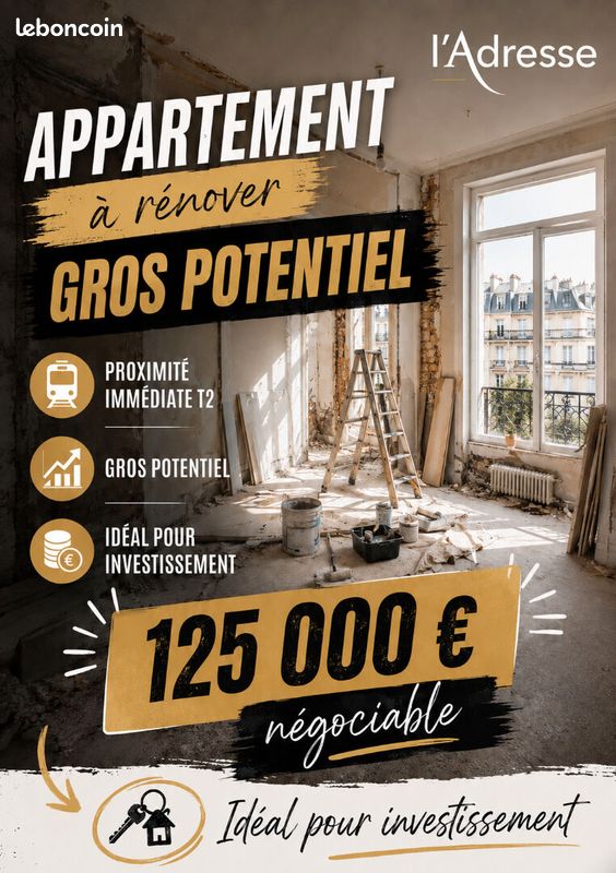 Appartement 1 pièce 19 m² · à Suresnes · 19 m² · 125 000 €