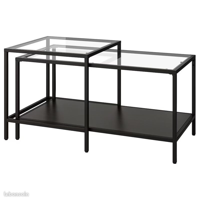 Vente d'une table basse en verre (modèle VITTSJÖ) (image 6)