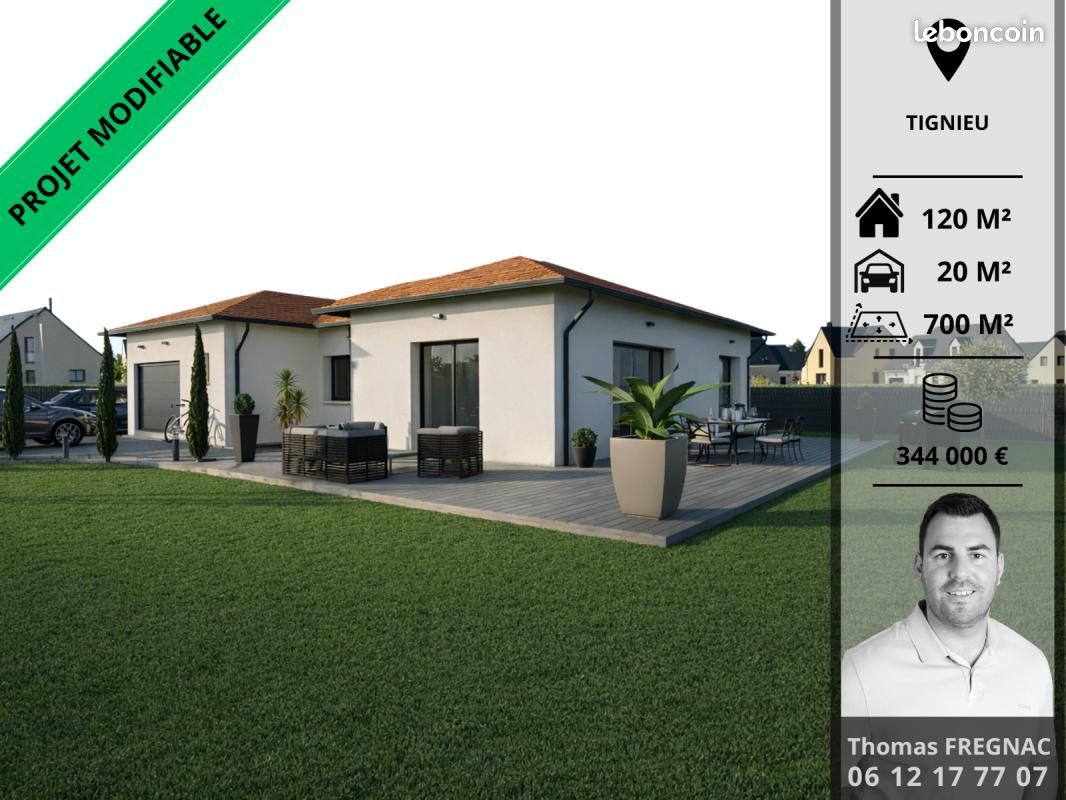Maison 4 pièces 110 m² · à Colombier-Saugnieu · 110 m² · 344 000 €