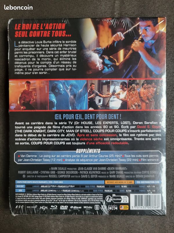Coups pour coups Blu ray (neuf sous blister) (image 2)