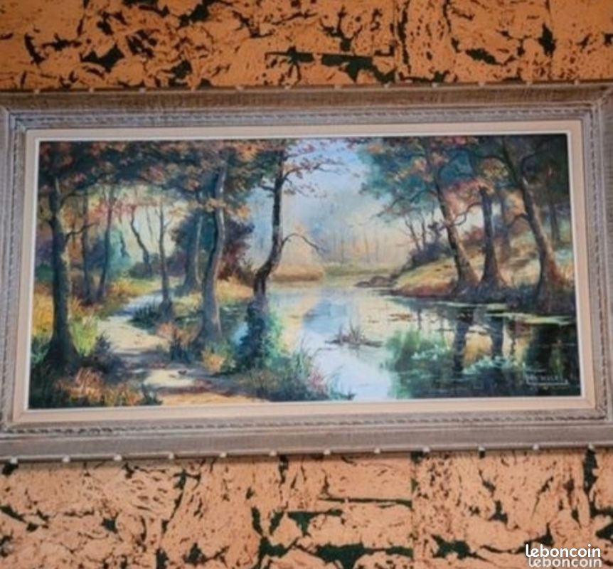 Peinture à l'huile Jean HANNEDOUCHE (image 3)