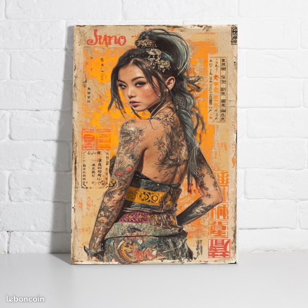 Affiche décorative style japonais (image 1)