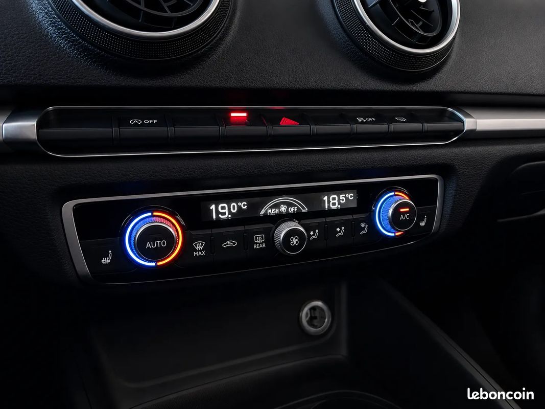 AUDI A3 Berline 1.0 115 cv Sport - 2017 - Régulateur de vitesse - Bluetooth - Toit ouvrant - LED (image 18)