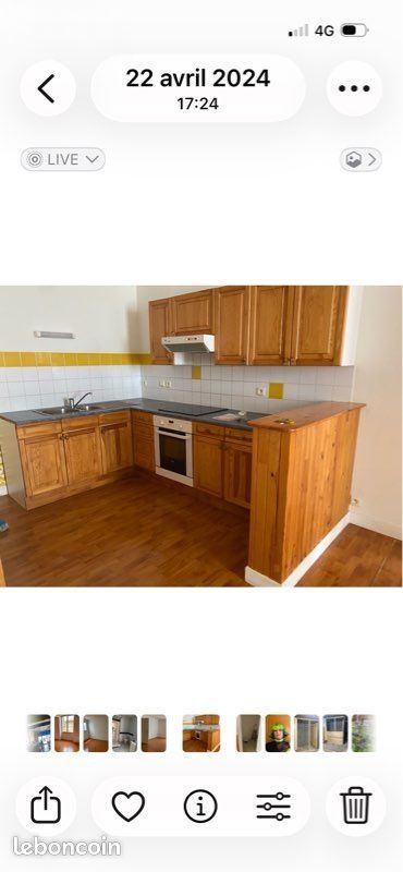 Appartement 3 pièces 60 m² · à Cadillac-sur-Garonne · 60 m² · 500 €/mois