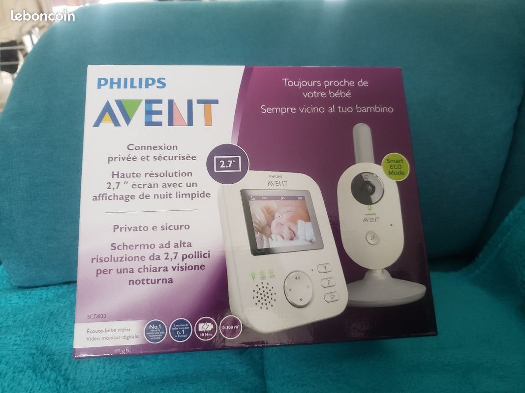 Babyphone Philips Avent Jaune / Moutarde d'occasion - Annonces Équipement  bébé leboncoin
