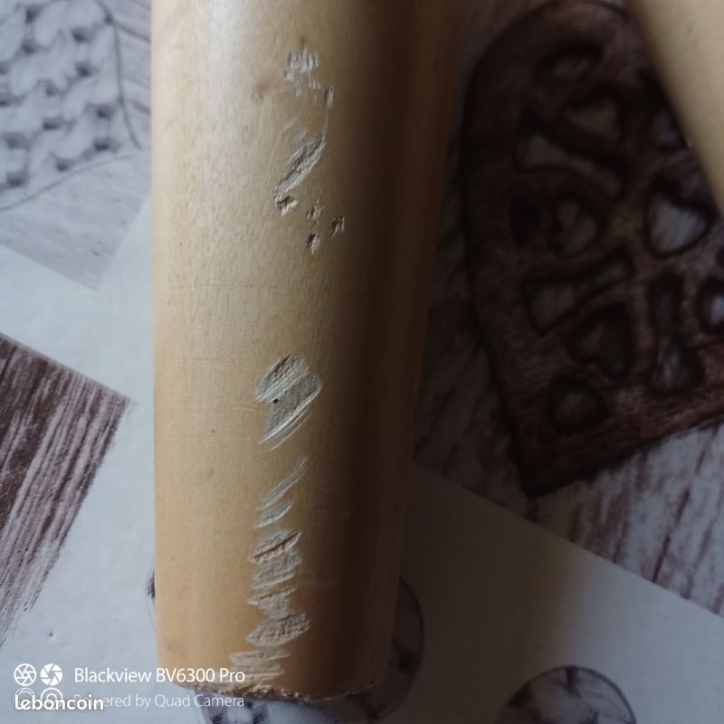4 pieds en bois avec tige filetée (image 3)