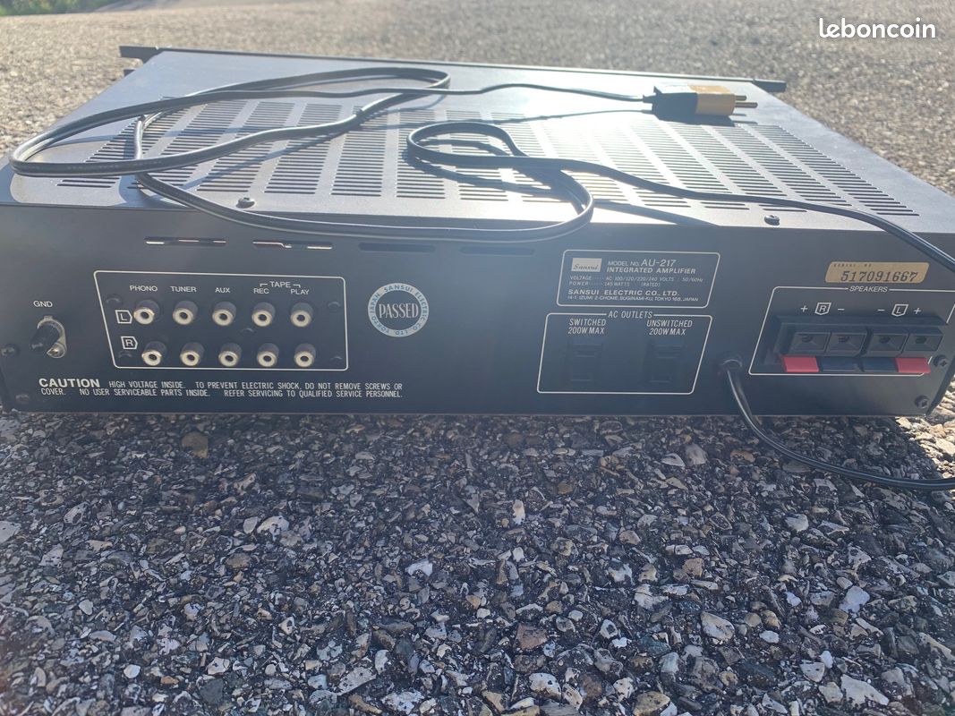 Amplificateur SANSUI AU-217 (image 3)