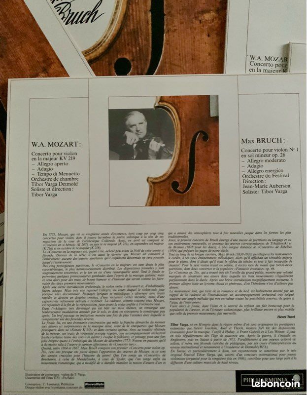 Lot 7 disques vinyles 33 tours Neufs - Tibor Varga - Mozart Bruch (image 2)