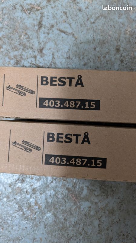 Lot 2 lot 2 tiroirs besta ikea neuf
profitez de la livraison à 0,99 euros avec relais colis (image 1)