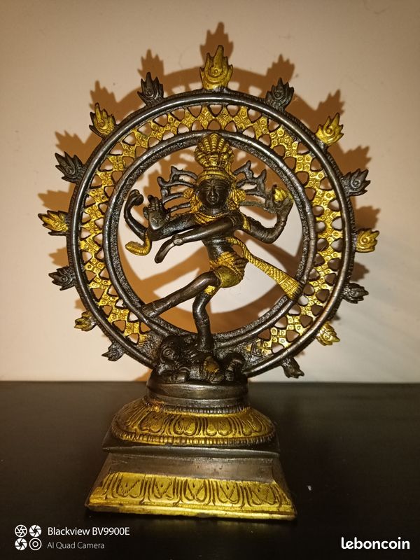 Statuette bronze indien 3 (image 1)