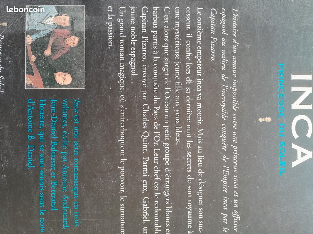 Gros Livre roman "Princesse Inca" + livret 5e (image 4)
