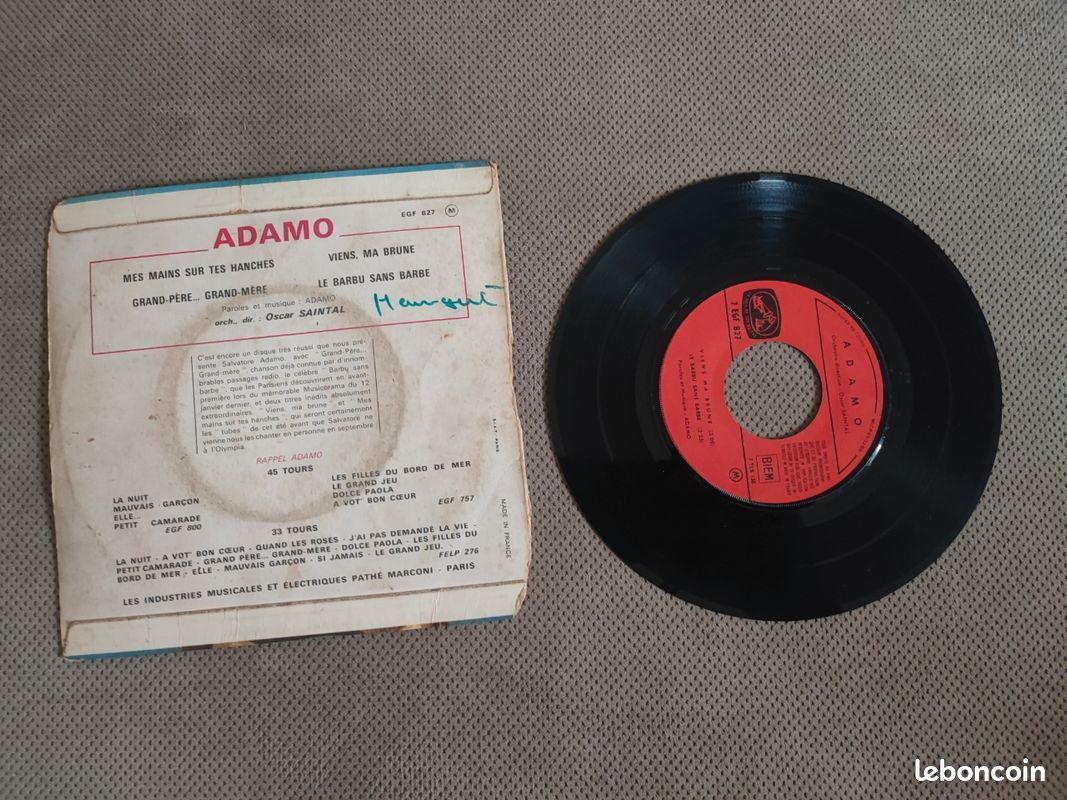 Vinyle ADAMO (image 2)