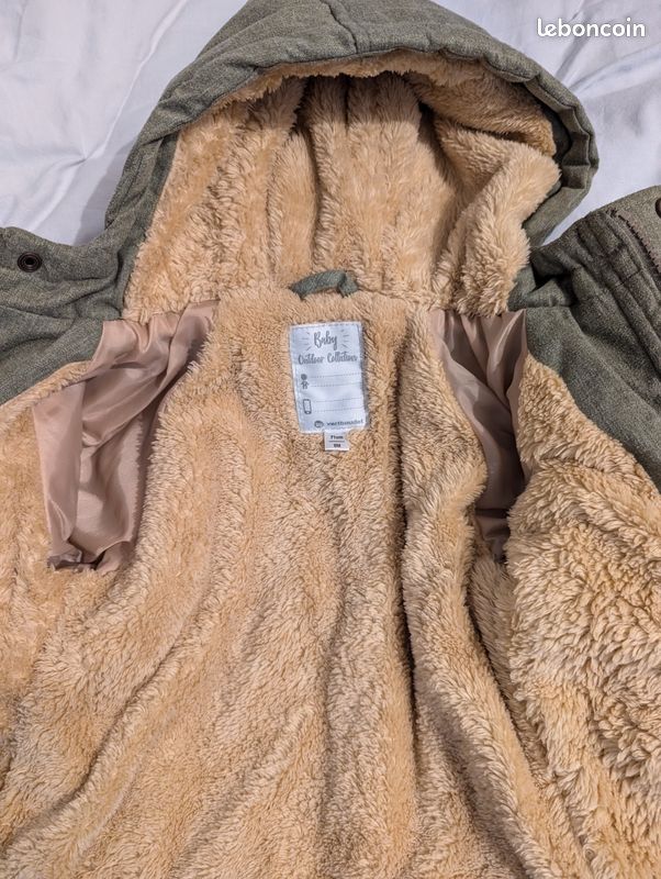 Beau manteau Vertbaudet comme neuf 6-9 mois (image 3)