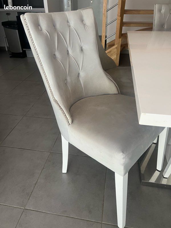 Chaise de salle a manger lot de 4 (image 2)
