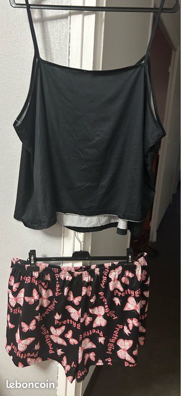 Pyjama Femme Jane And Bleecker Taille XL Manches Courtes - Neuf Avec étiquettes, Couleur Mélangée, Cadeau Idéal