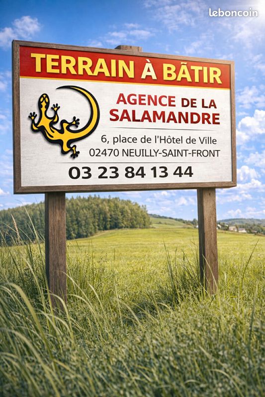 Terrain 217 m² · à Neuilly-Saint-Front · 217 m² · 23 000 €