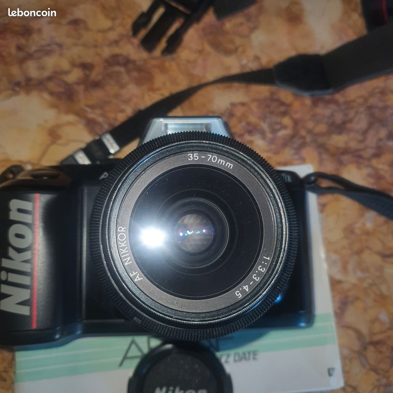 Appareil Photo Argentique Nikon F-401X - Autofocus, Flash Intégré - Parfait état Testé - Occasion