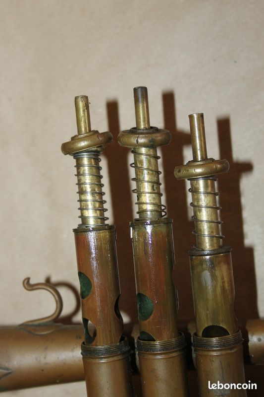 Ancien cornet à pistons F. Besson pour restauration ou récupération bloc pistons avant 1887 (image 9)
