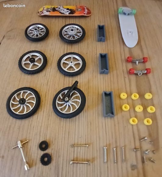 Kit Finger Skate Park – 13 Rampes Et Accessoires Pour Mini Skateboard, Scooter Et Vélo – Jouet Éducatif Et Créatif