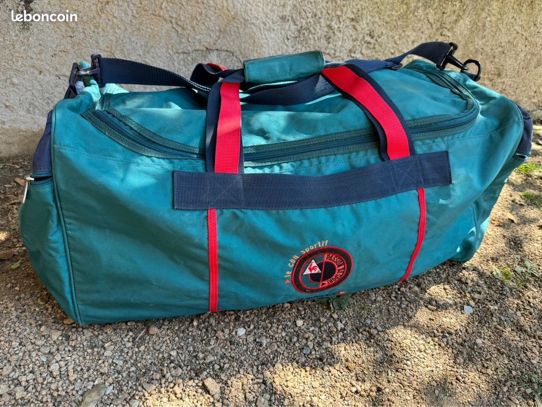 Sac Le coq Sportif de voyage vintage années 80 90 - Accessoires & Bagagerie