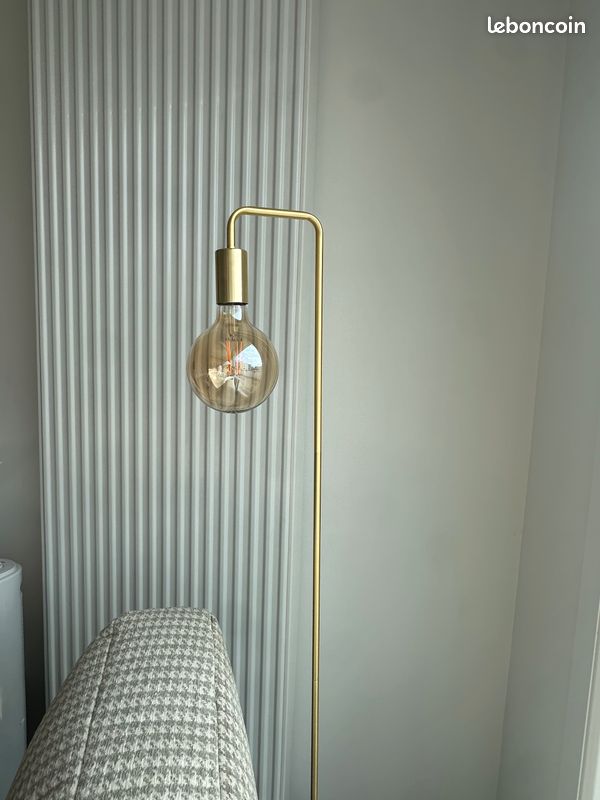 Lampe/Lampadaire doré (image 3)