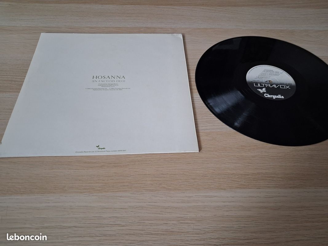 33 Tours Ultravox – Reap The Wild Wind / 1982 New Wave, Synth-pop (image 2)