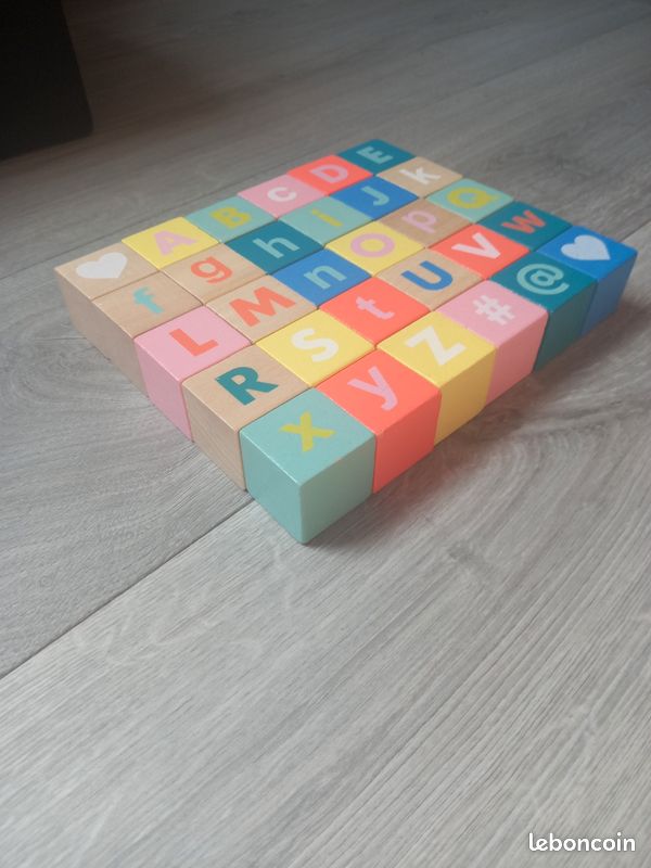 Cubes alphabet 3.5 cm (image 2)