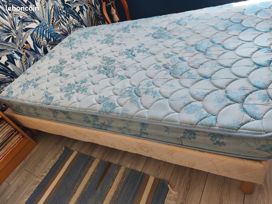 Matelas plus sommier dimension 120 x 190 (image 2)