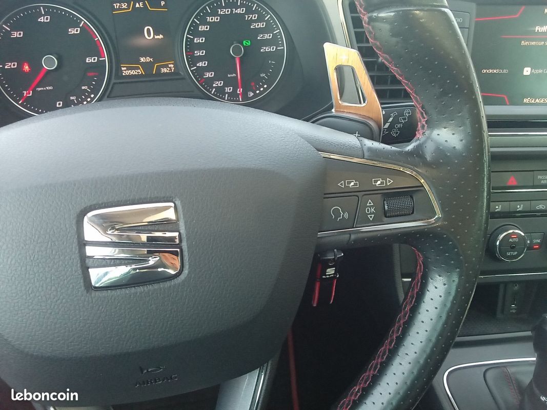 SEAT LEON 2.0 TDI 150 Start/Stop DSG6 FR / VENTE DESTINÉE UNIQUEMENT A PROFESSIONNEL DE L'AUTOMOBILE (image 30)