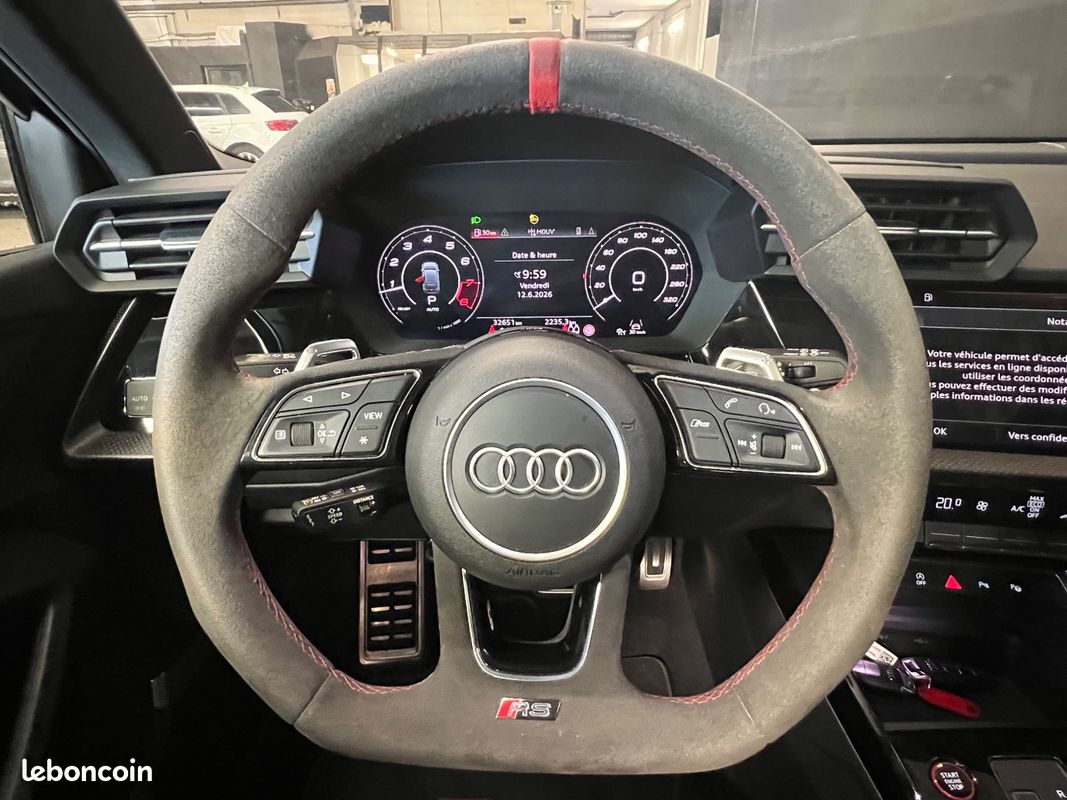 AUDI RS3 SPORTBACK 2.5 TFSI 400ch PACK RS DESIGN QUATTRO CAMERA RECUL ECHAPP RS (image 4)