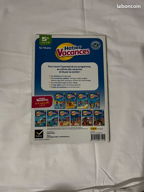 Cahier de vacances - 5e vers la 4e (image 2)