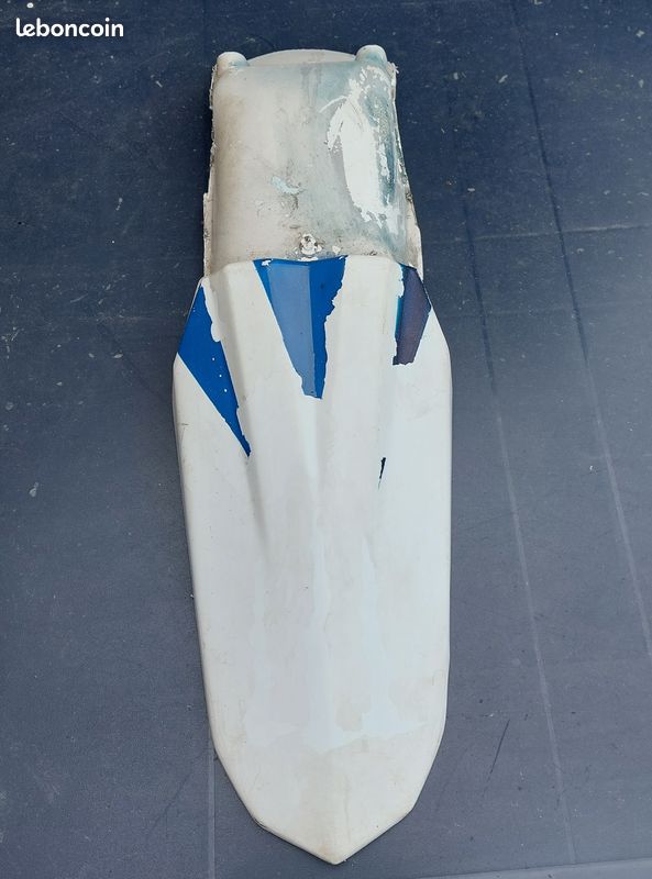 Garde-boue Arrière UFO Blanc 041 Pour Husqvarna TC/TE 310 (2008-2013) - Avec Support Plaque Et Feu Arrière