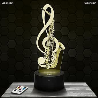 Lampe 3D Chanteur Variété Française – Veilleuse Décorative Personnalisée Idée Cadeau Original Homme Femme