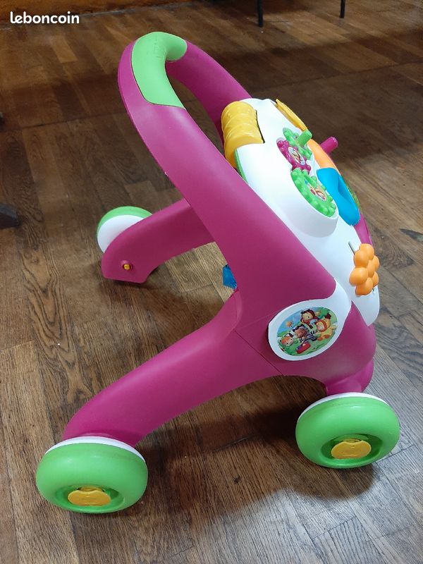 La Poussette Rose Trotteur Fisher Price Poussette Pousseur Fisher