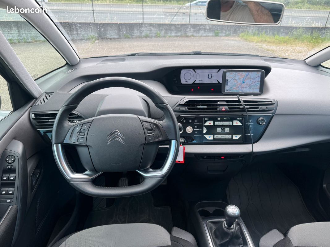 CITROEN C4 PICASSO 1,6L E-HDI 115cv CONFORT BV6 103000Km DU:09/2014 GPS RADAR-AR CARNET.. 8990euro (image 5)