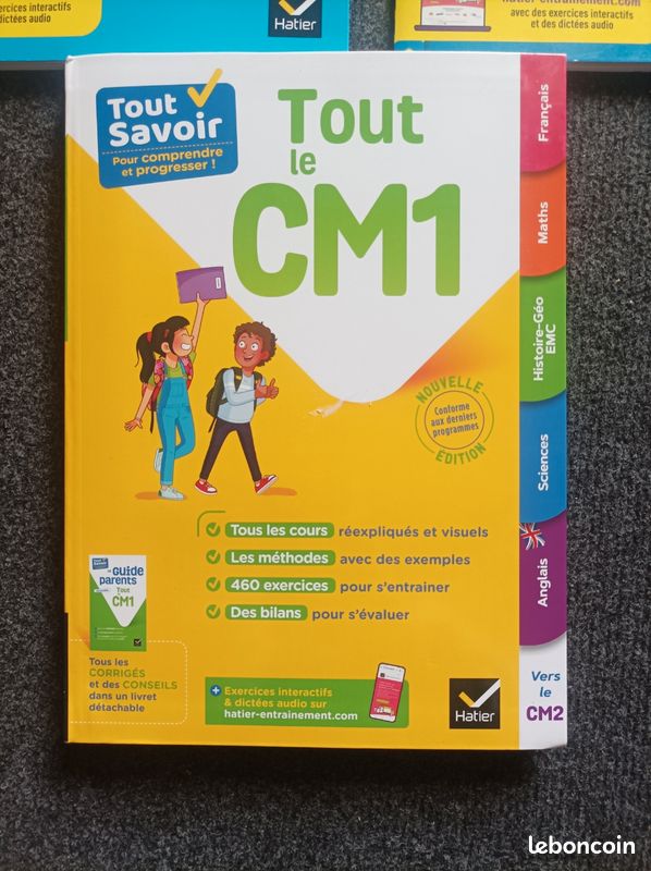 Annale cm1 Lot Manuel tout français dictée (image 2)
