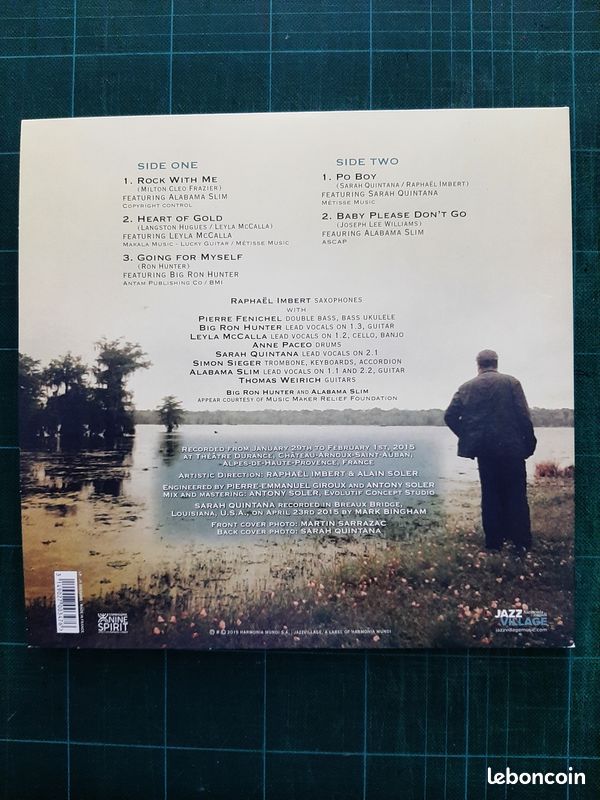 EP 10" Jazz Blues : Raphaël Imbert & Co - Music Is My Home (image 2)