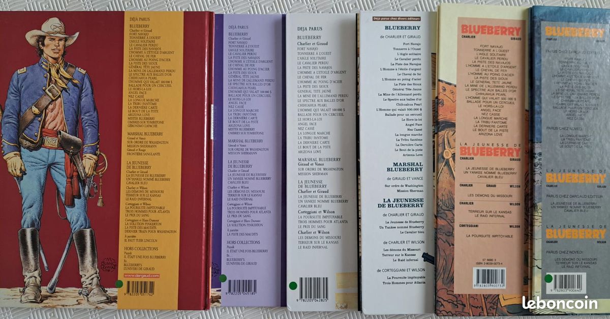 Lot de 6 La jeunesse de Blueberry - Novedi/Alpen/Dargaud - EO TBE Cf Description (image 7)